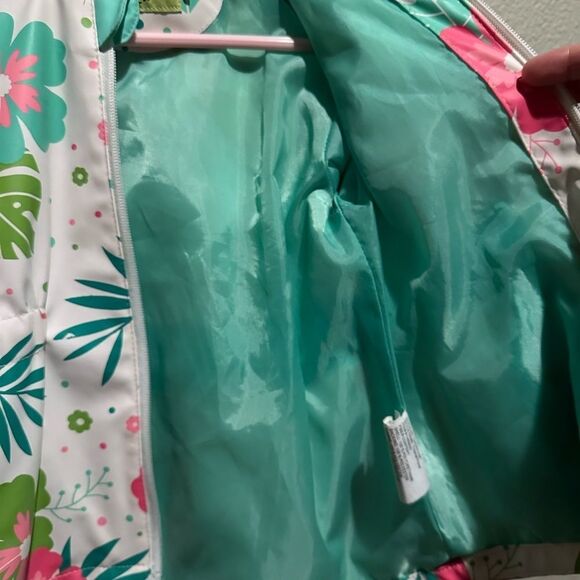 NWOT Western Chief Floral Hooded Raincoat Sise 3T - Picture 9 of 10